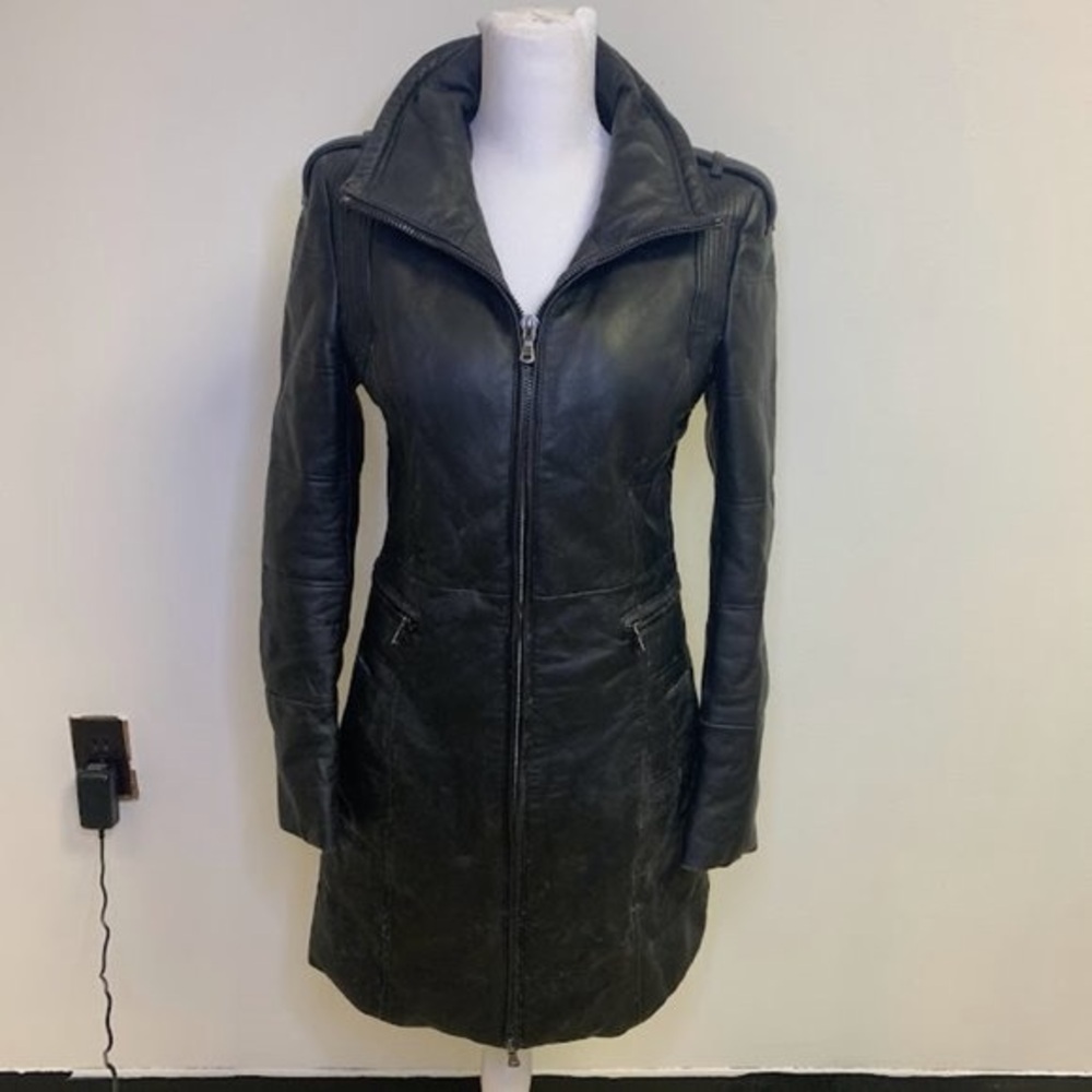 Women's Black Leather Jacket
